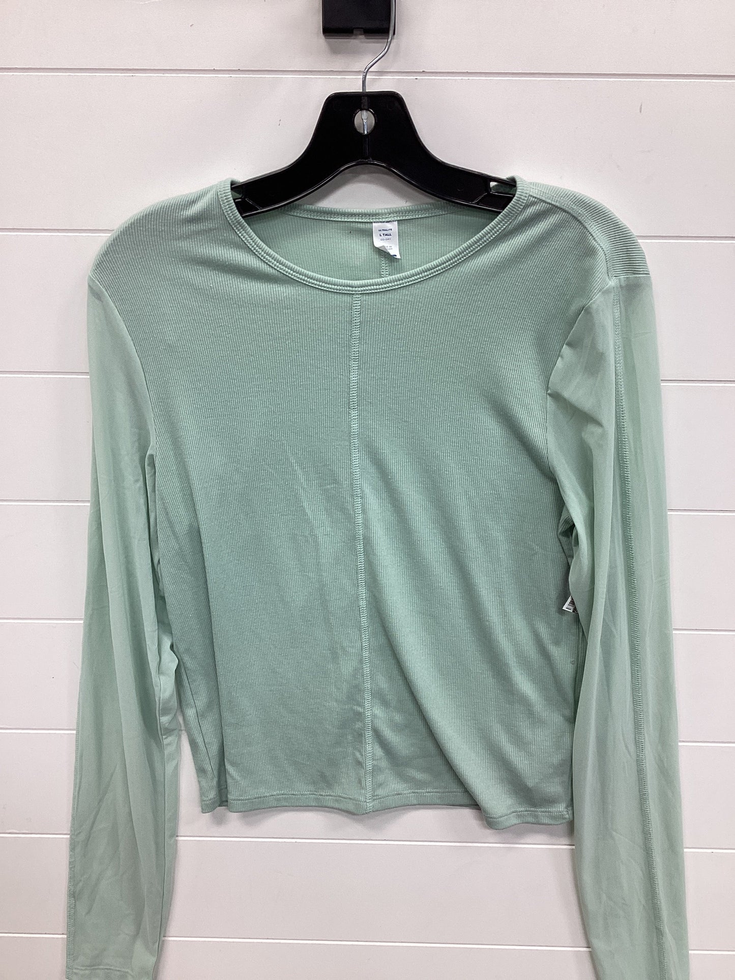 Athletic Top Ls Crewneck By Old Navy In Green, Size:L