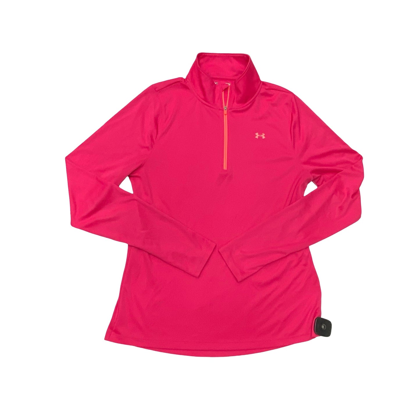 Athletic Top Ls Collar By Under Armour In Pink, Size:L