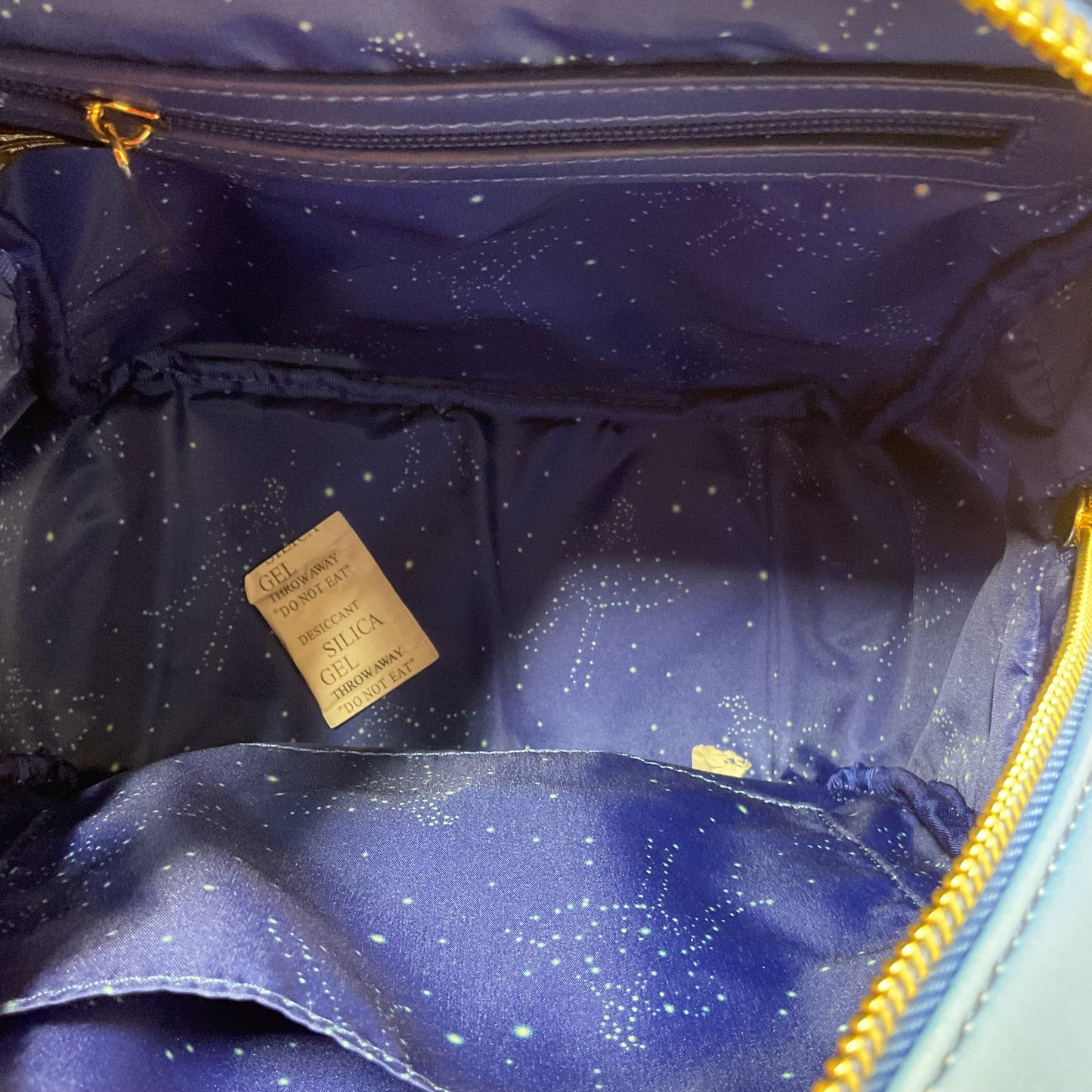 Backpack Leather By Disney Store In Blue, Size:Medium