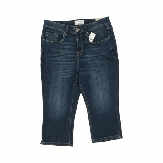 Jeans Cropped By Lane Bryant In Blue Denim, Size:14