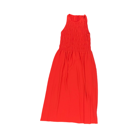 Dress Designer By Michael Kors In Orange, Size:L