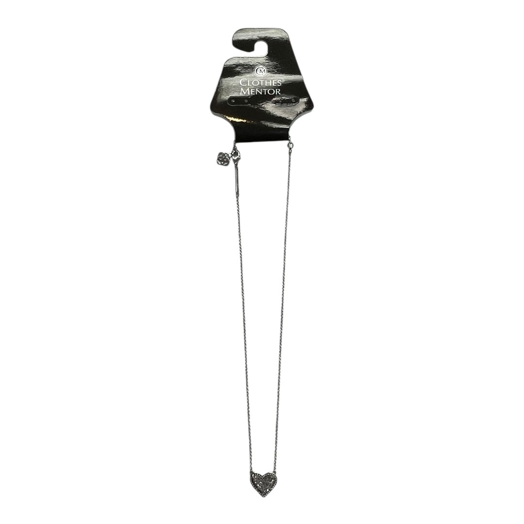 Necklace Designer By Kendra Scott In Silver