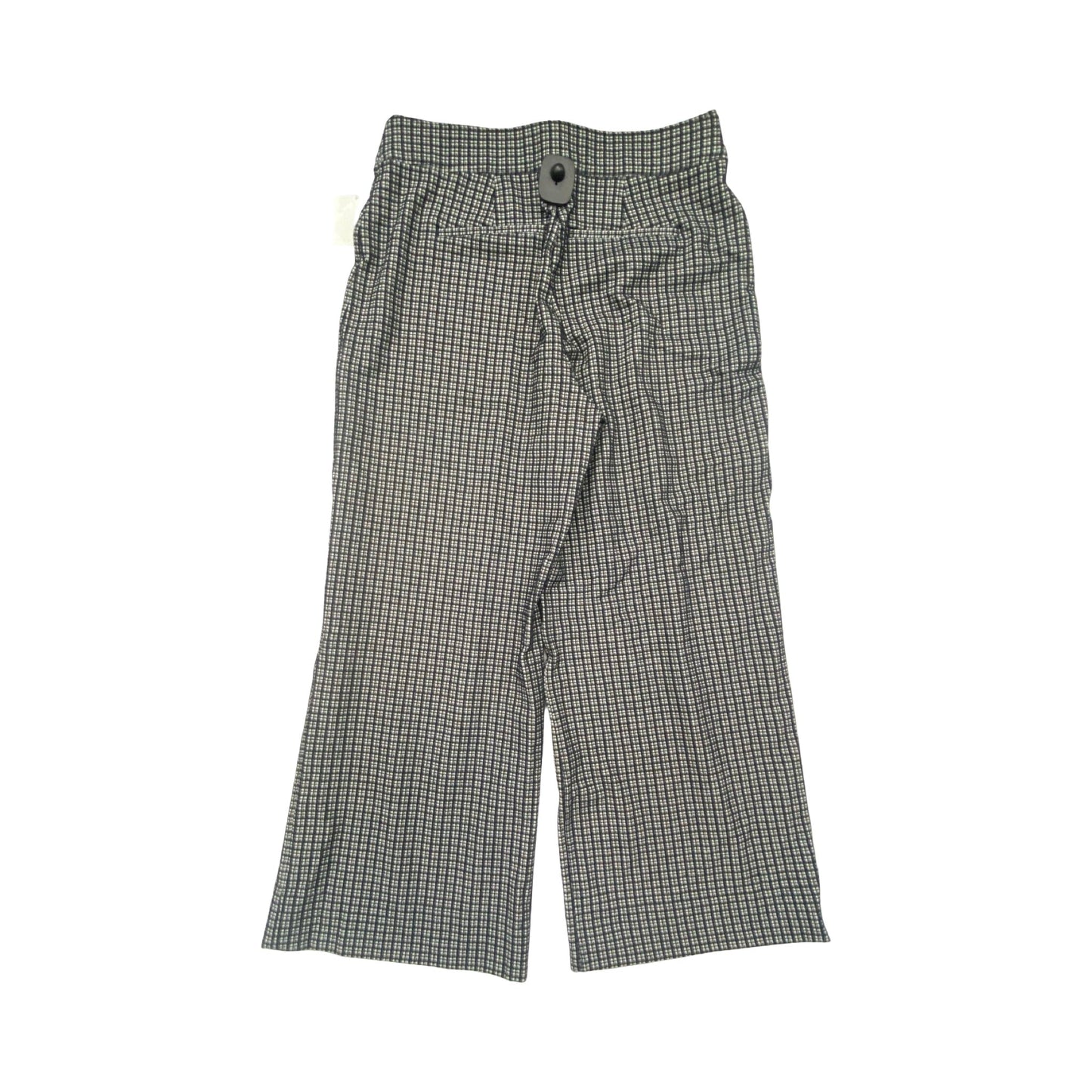 Pants Wide Leg By Spanx In Black & White, Size:Xl