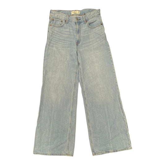 Jeans Wide Leg By Abercrombie And Fitch In Blue, Size:2