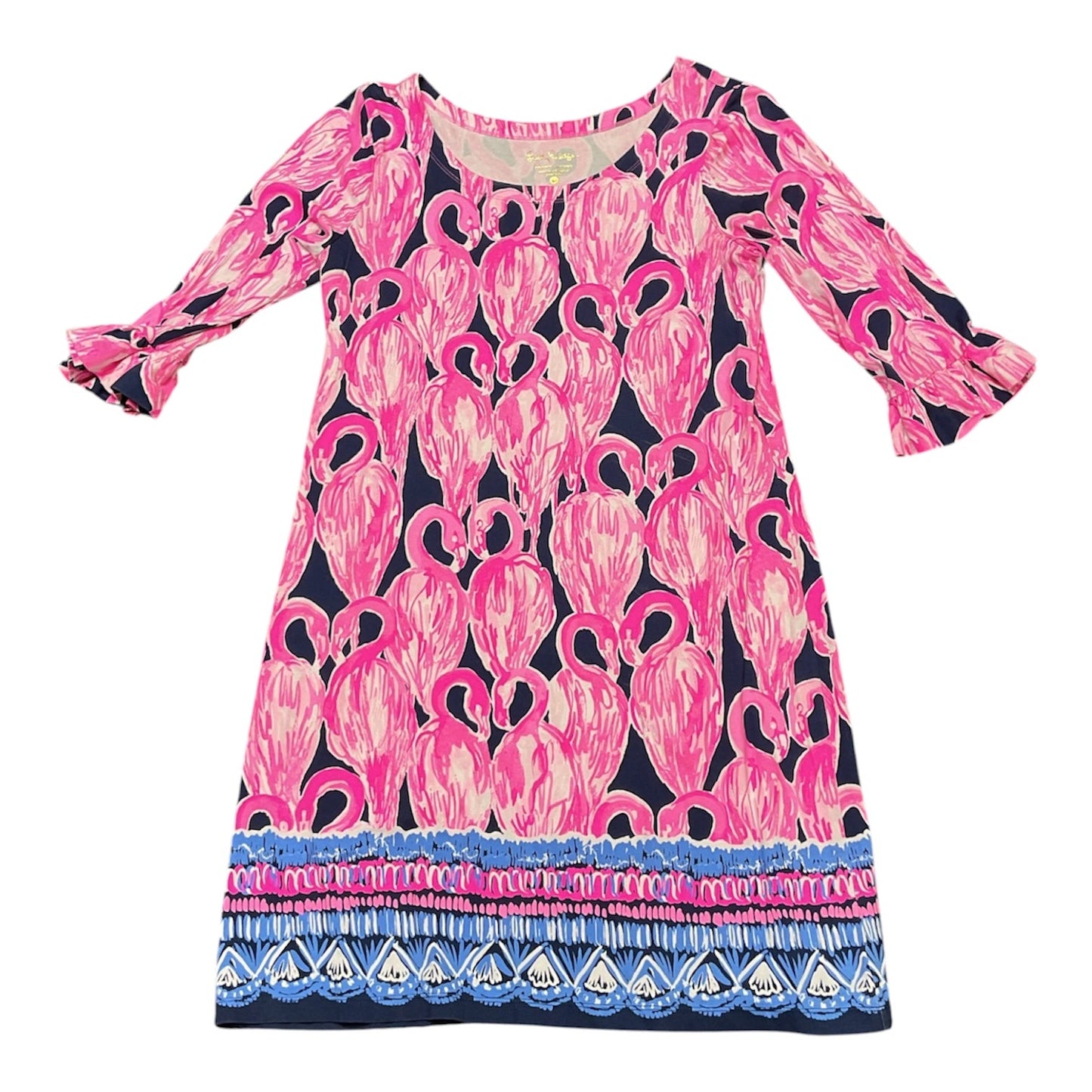 Dress Designer By Lilly Pulitzer In Blue & Pink, Size:L
