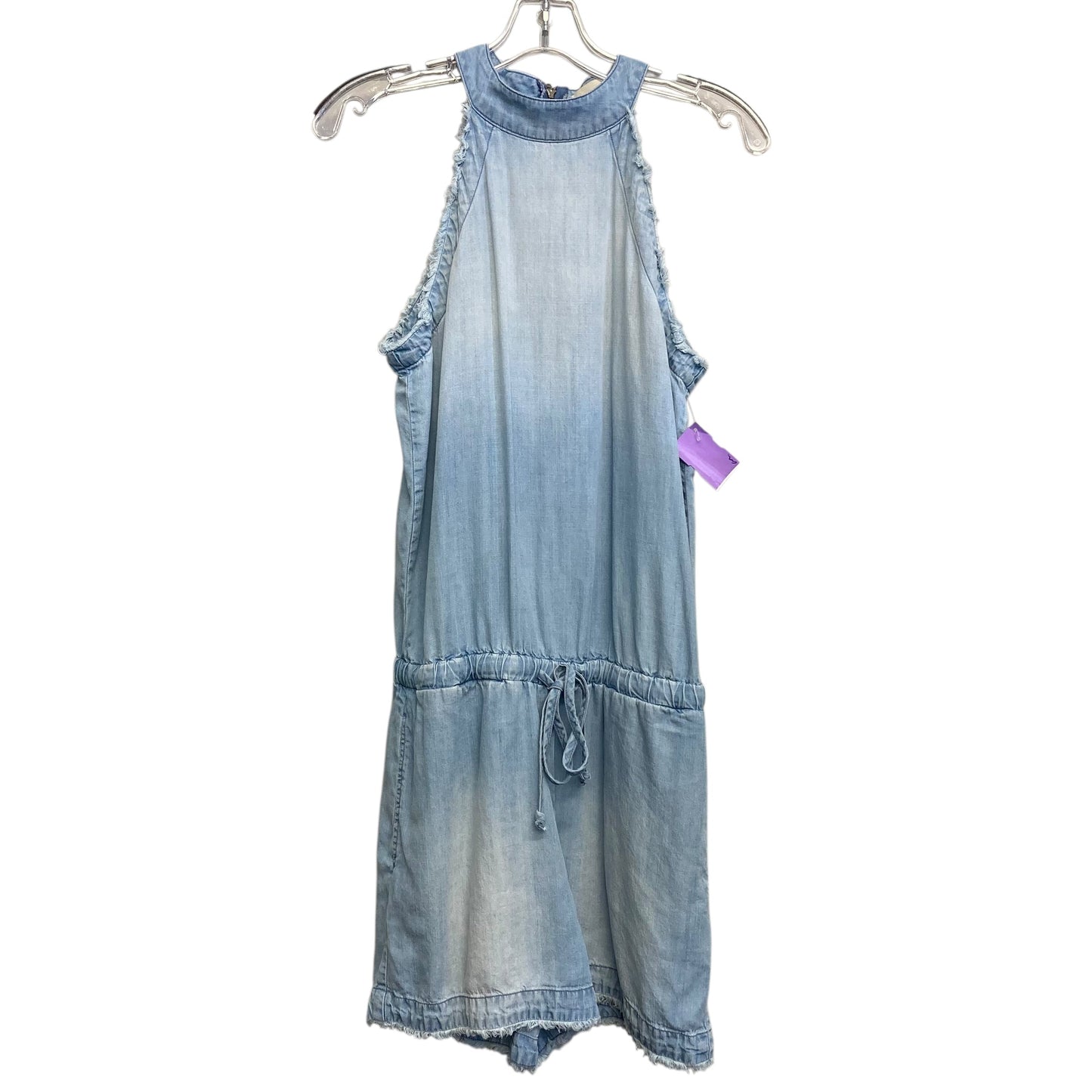 Romper By Cloth & Stone In Blue Denim, Size:S