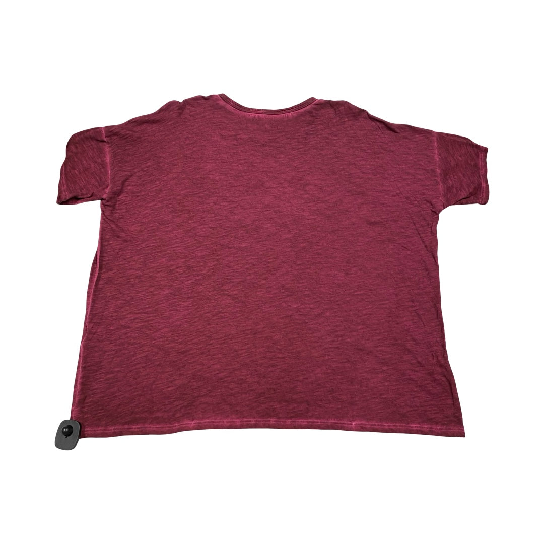 Top Ss Designer By Eileen Fisher In Pink, Size:M