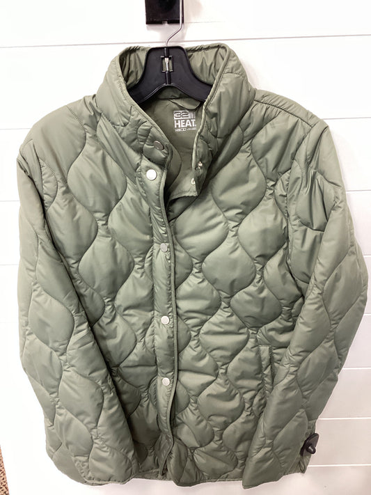 Coat Puffer & Quilted By 32 Degrees In Green, Size:S