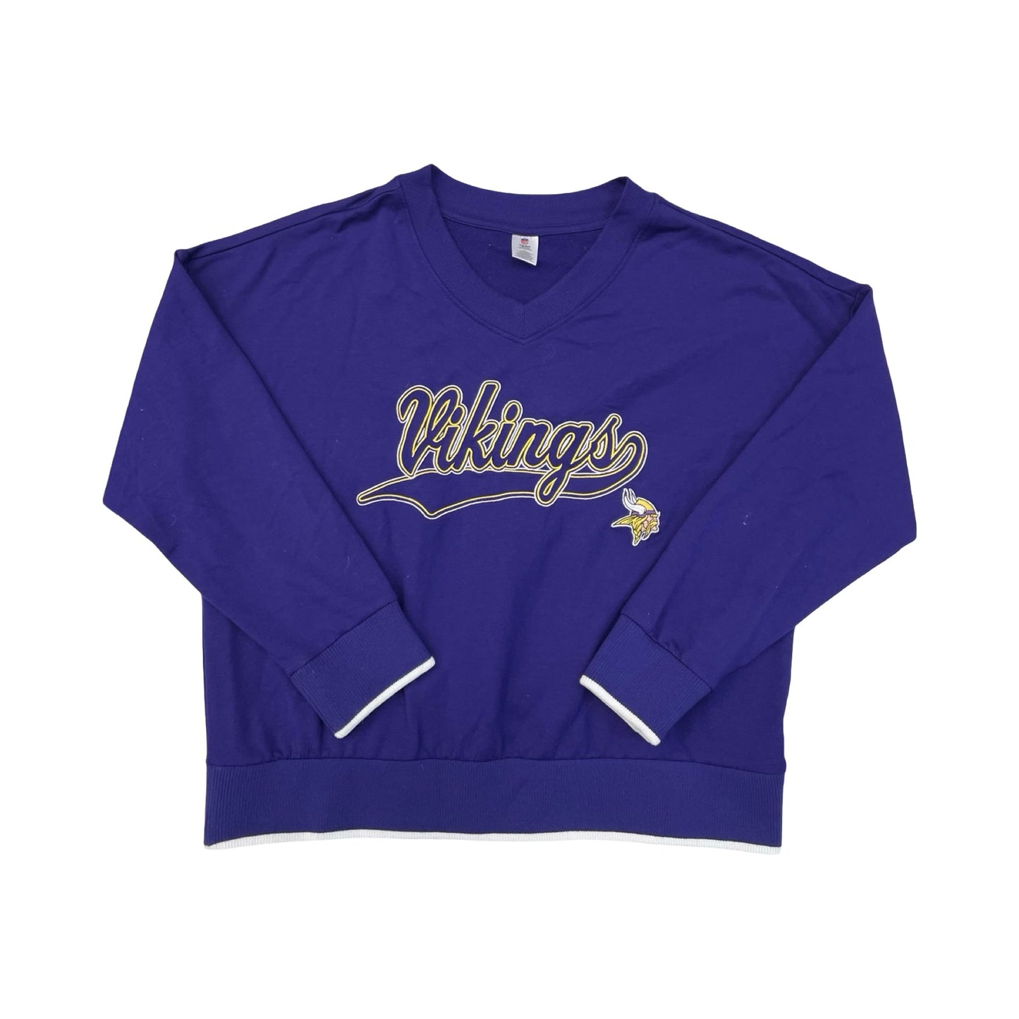 Athletic Top Ls Crewneck By Cmc In Purple, Size:L