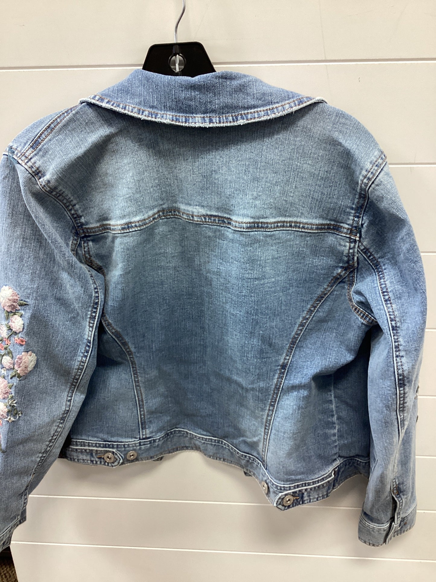 Jacket Denim By Style And Company In Blue Denim, Size:M