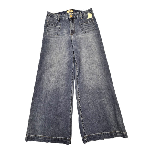 Jeans Wide Leg By Kut In Blue, Size:10