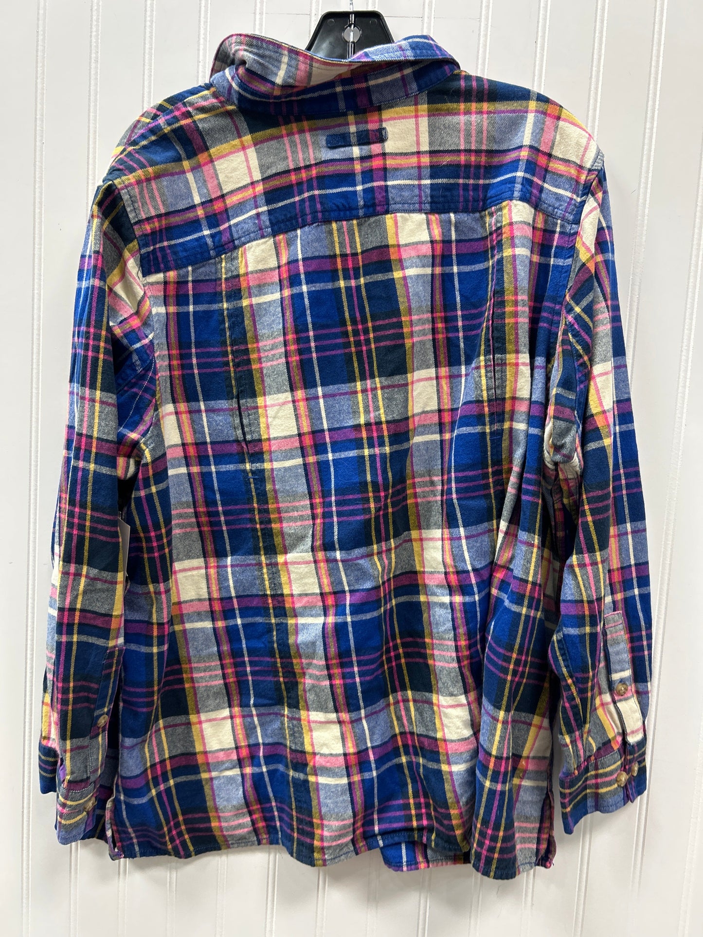 Top Ls By Duluth Trading In Plaid Pattern, Size:1X