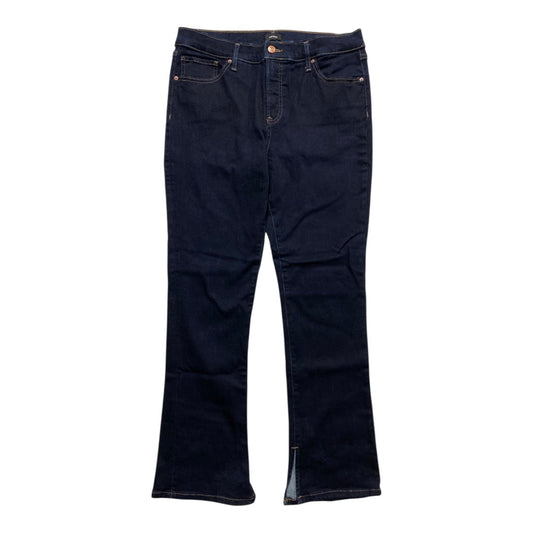 Jeans Flared By Express In Blue Denim, Size:12