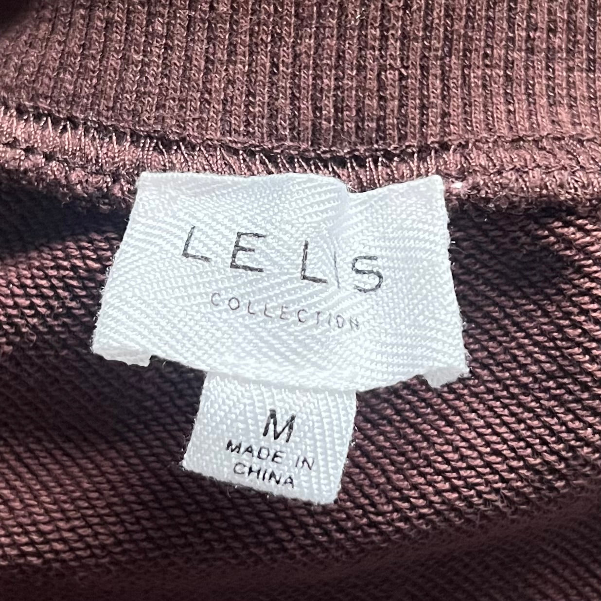 Sweatshirt Crewneck By Le Lis In Brown, Size: M