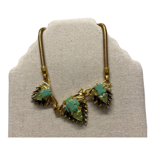 Necklace Statement By Vince Camuto In Gold & Green