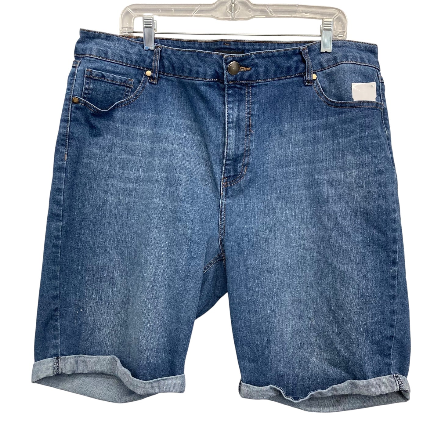 Shorts By D Jeans In Blue Denim, Size:22