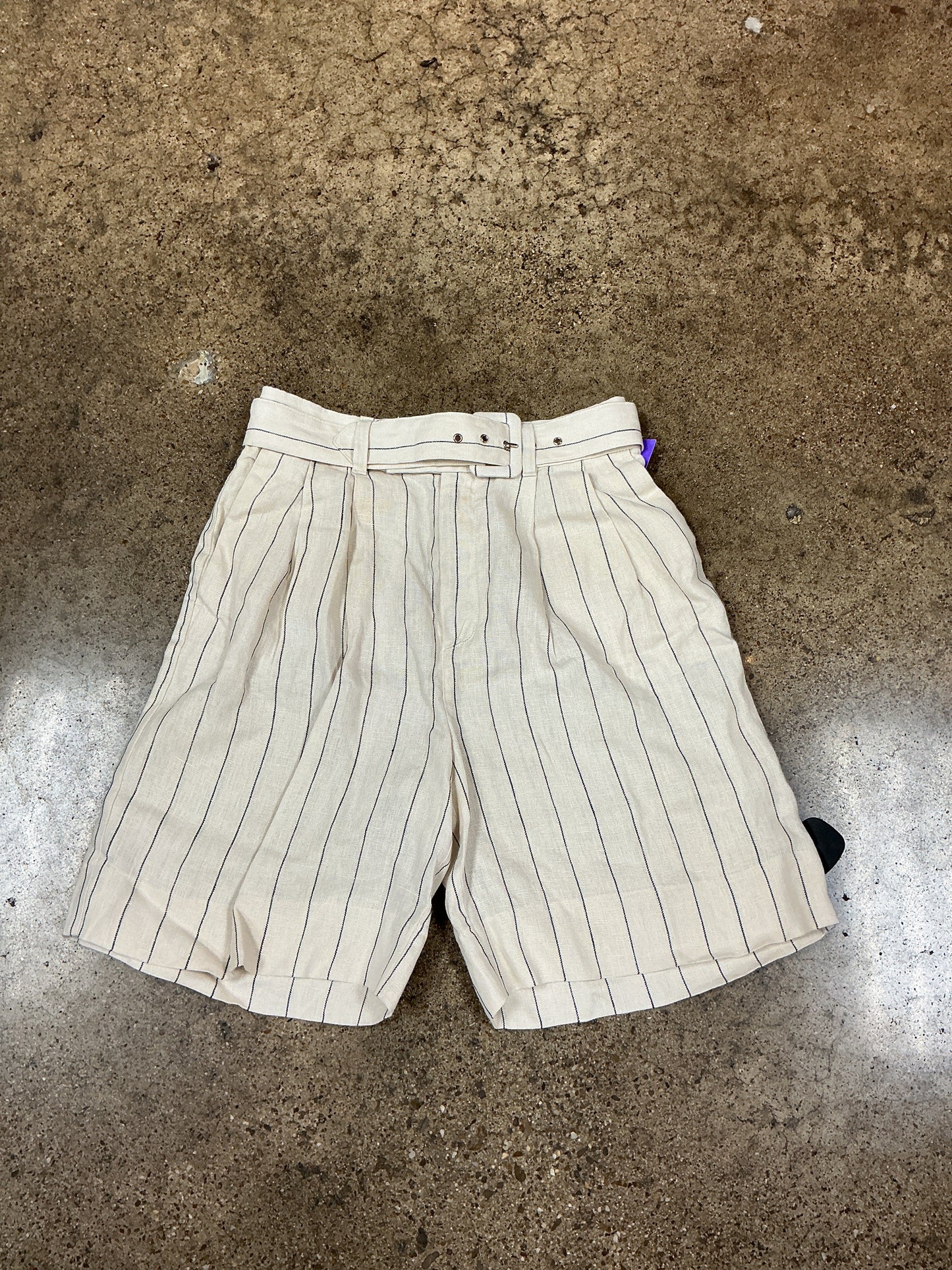Shorts By Banana Republic In Blue & Tan, Size:2