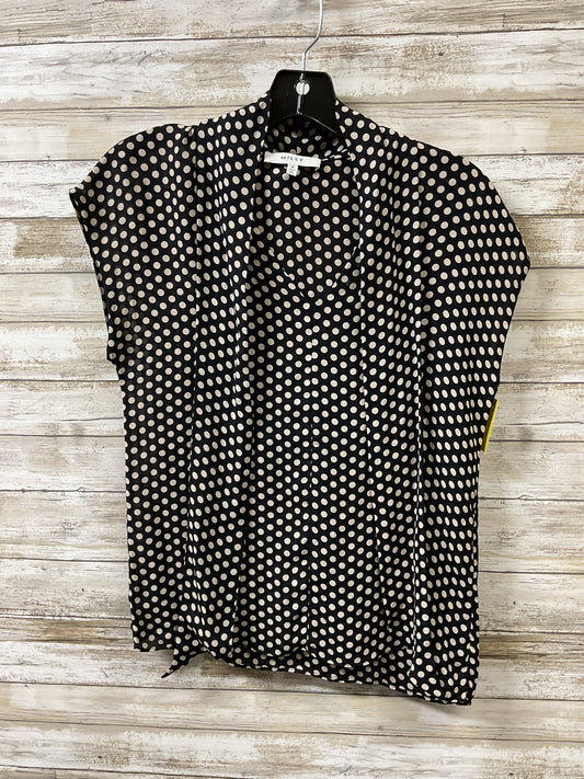 Top Ss Designer By Milly In Black & Tan, Size:Sp