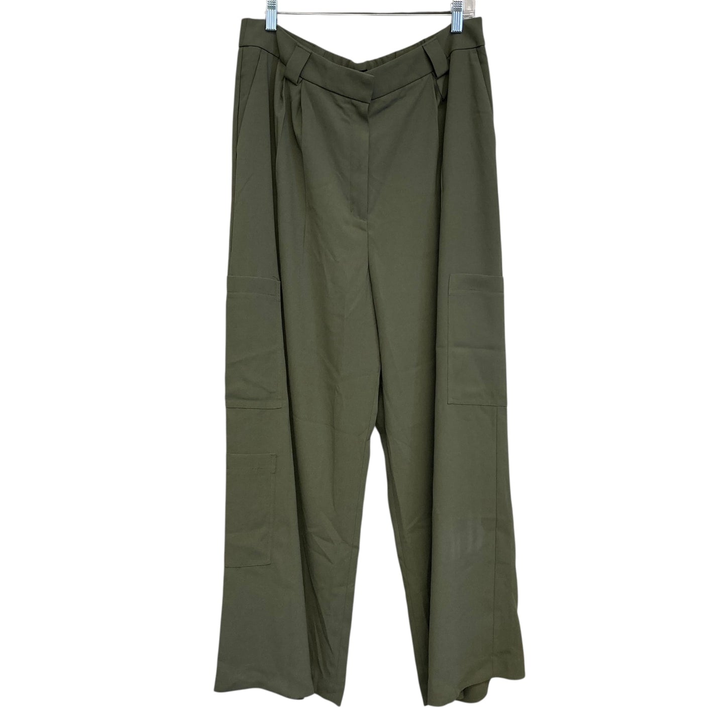 Pants Wide Leg By Express In Green, Size:14