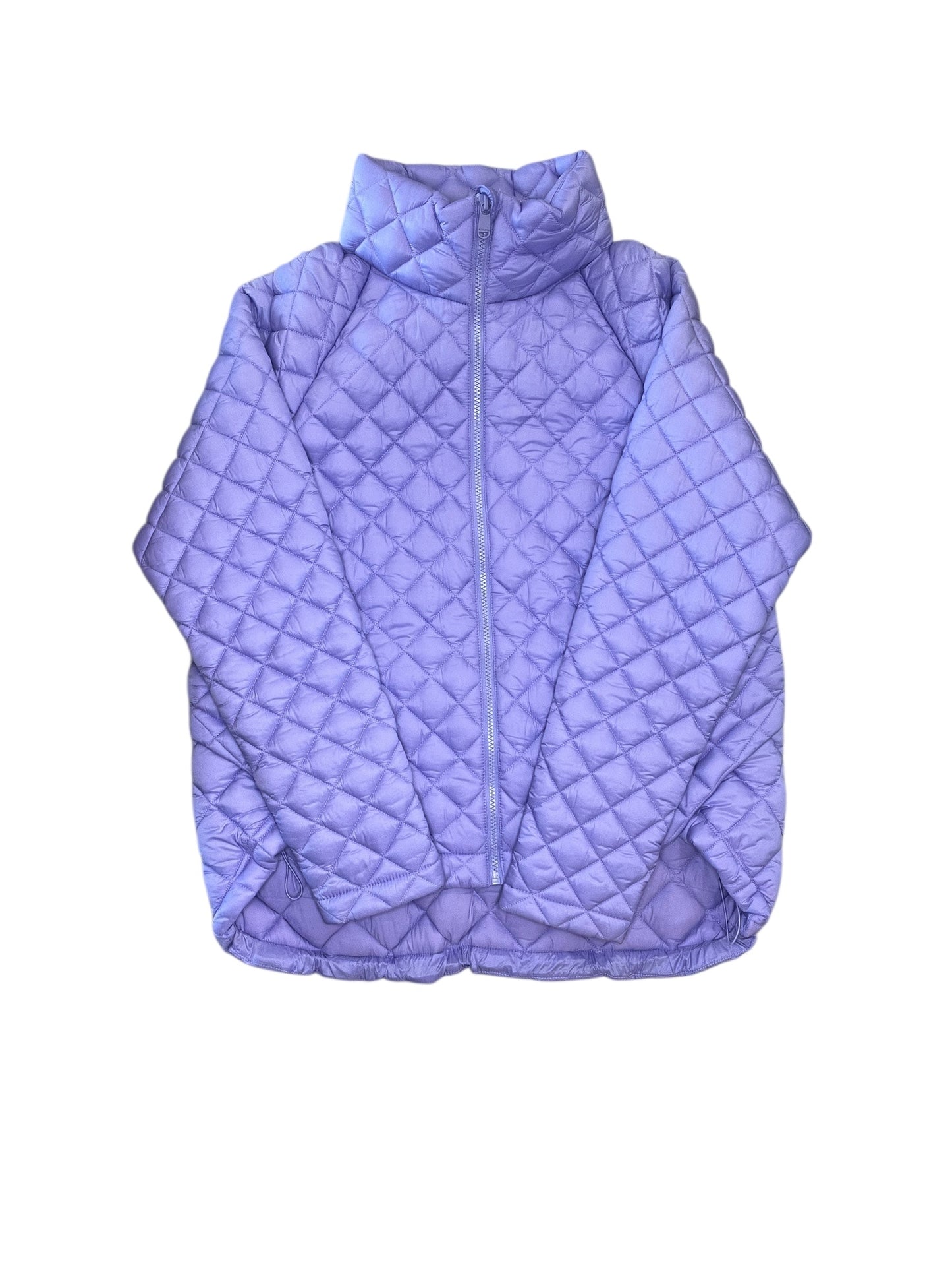 Jacket Puffer & Quilted By Athleta In Purple, Size:M