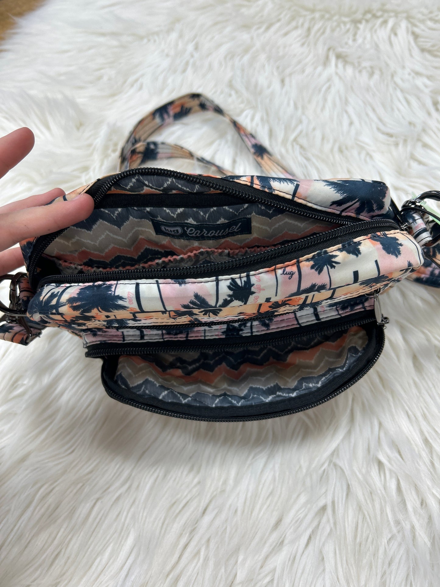Handbag By Lug In Ombre Print, Size:Medium
