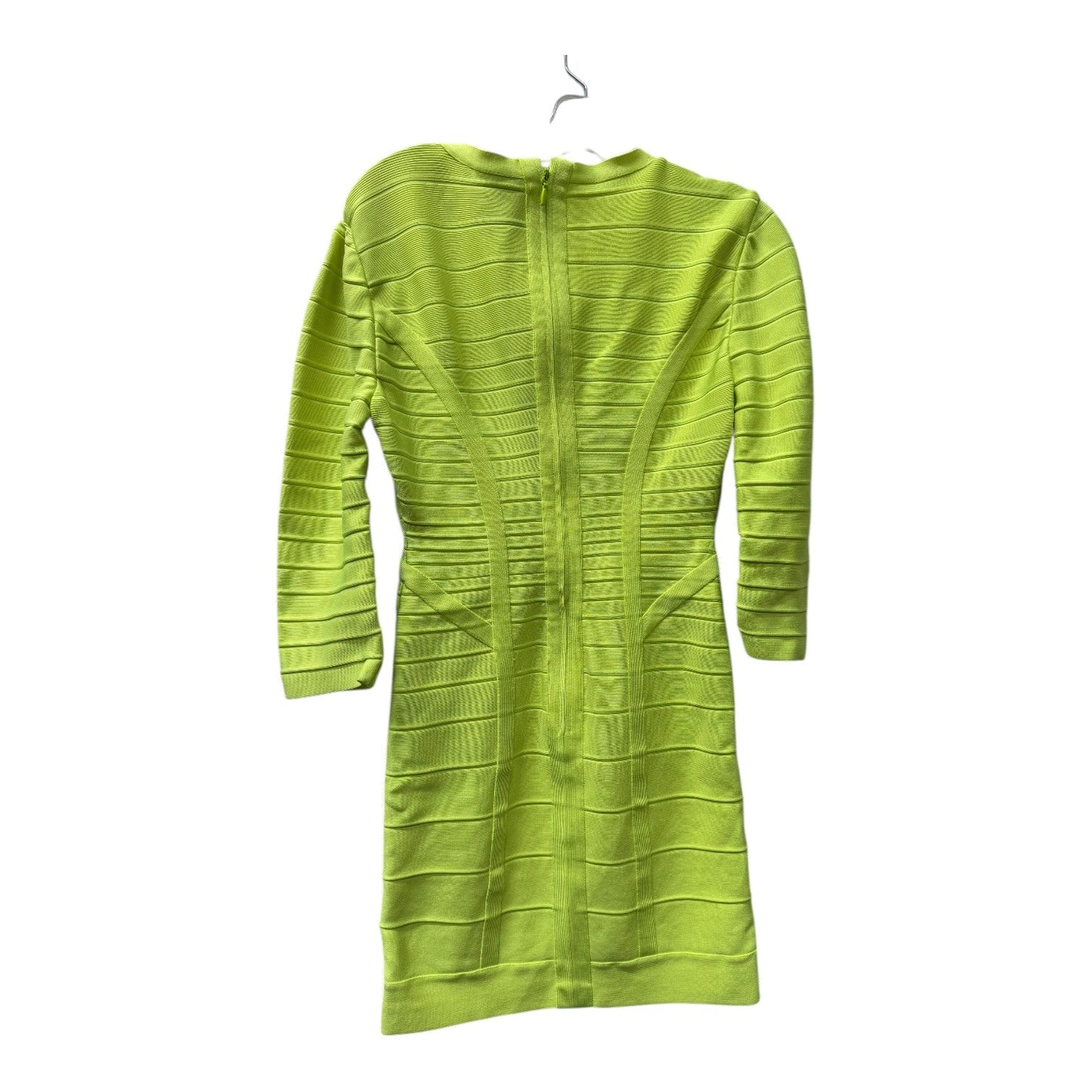 Dress Designer By Herve Leger In Green, Size:M