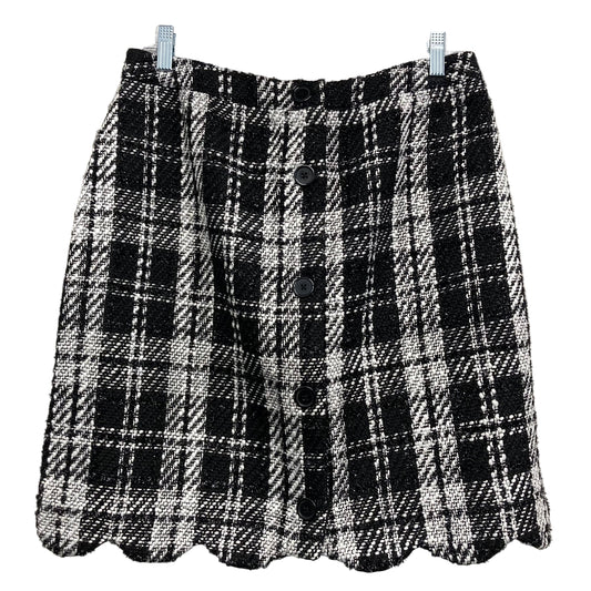 Skirt Mini & Short By Cato In Plaid Pattern, Size:12