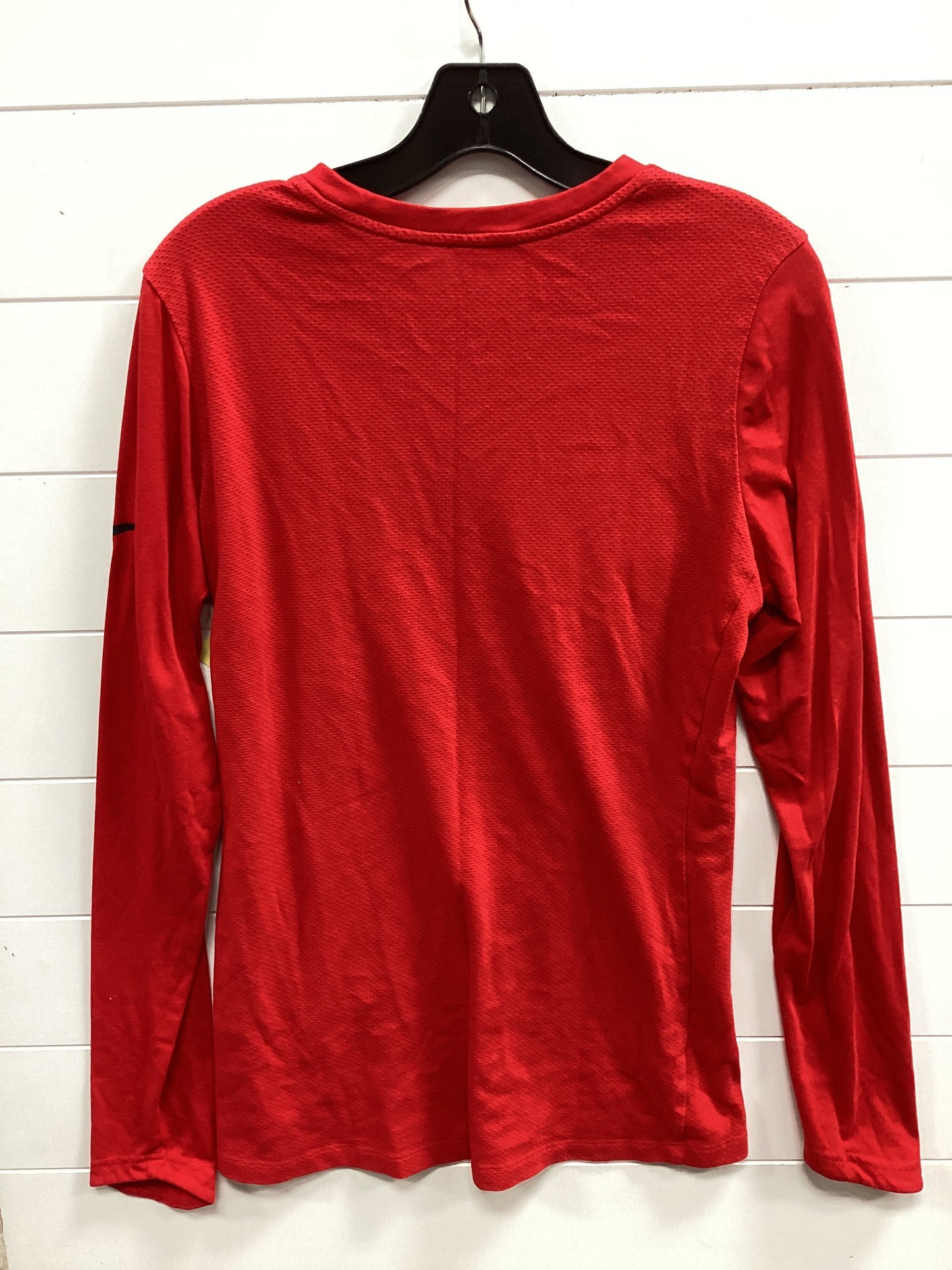 Athletic Top Ls Crewneck By Nike Apparel In Red, Size:L
