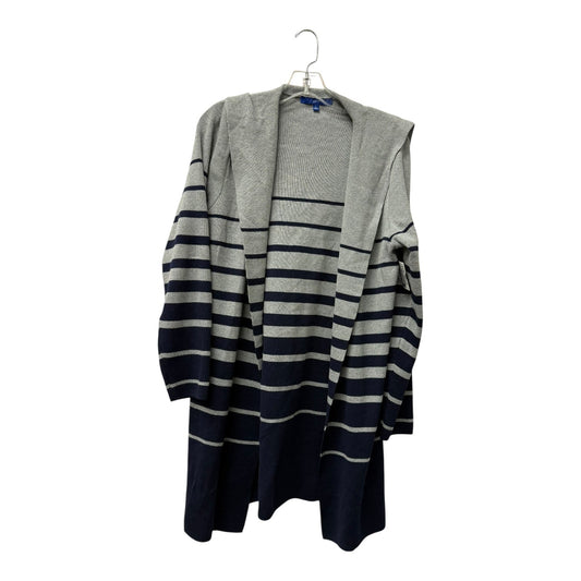 Sweater Cardigan By Apt 9 In Grey, Size:L