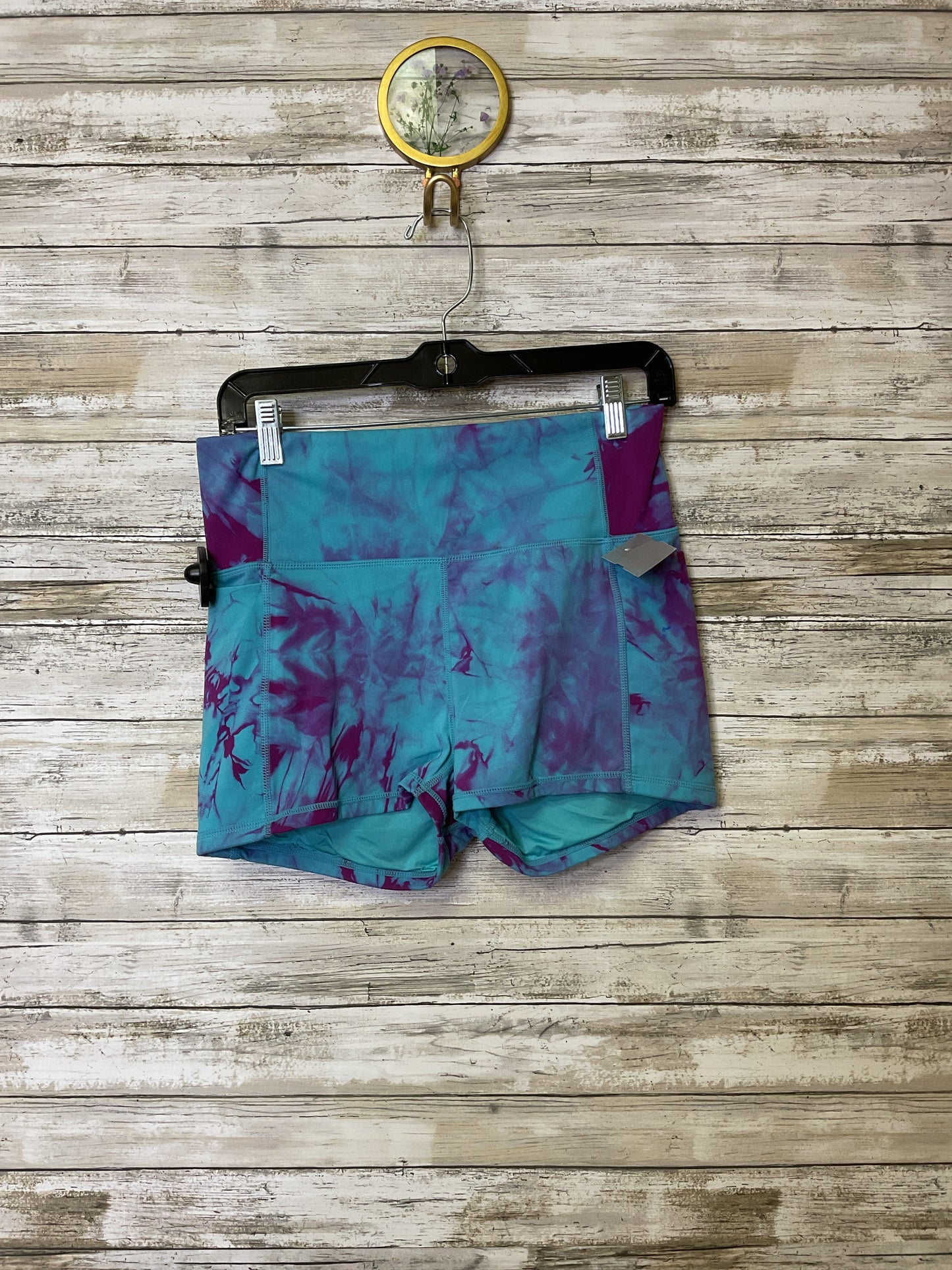 Athletic Shorts By Fabletics In Blue & Purple, Size:L