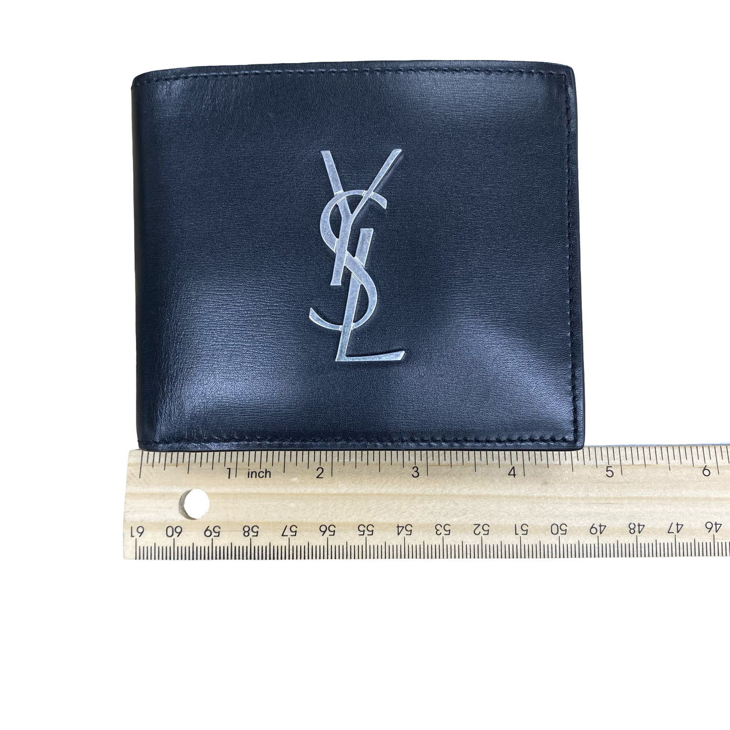 Wallet Luxury Designer By Yves Saint Laurent In Black, Size:Medium