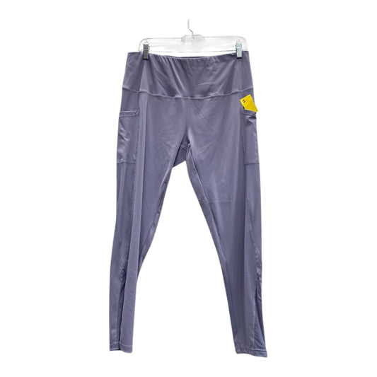 Athletic Leggings By Blecome In Purple, Size:Xl