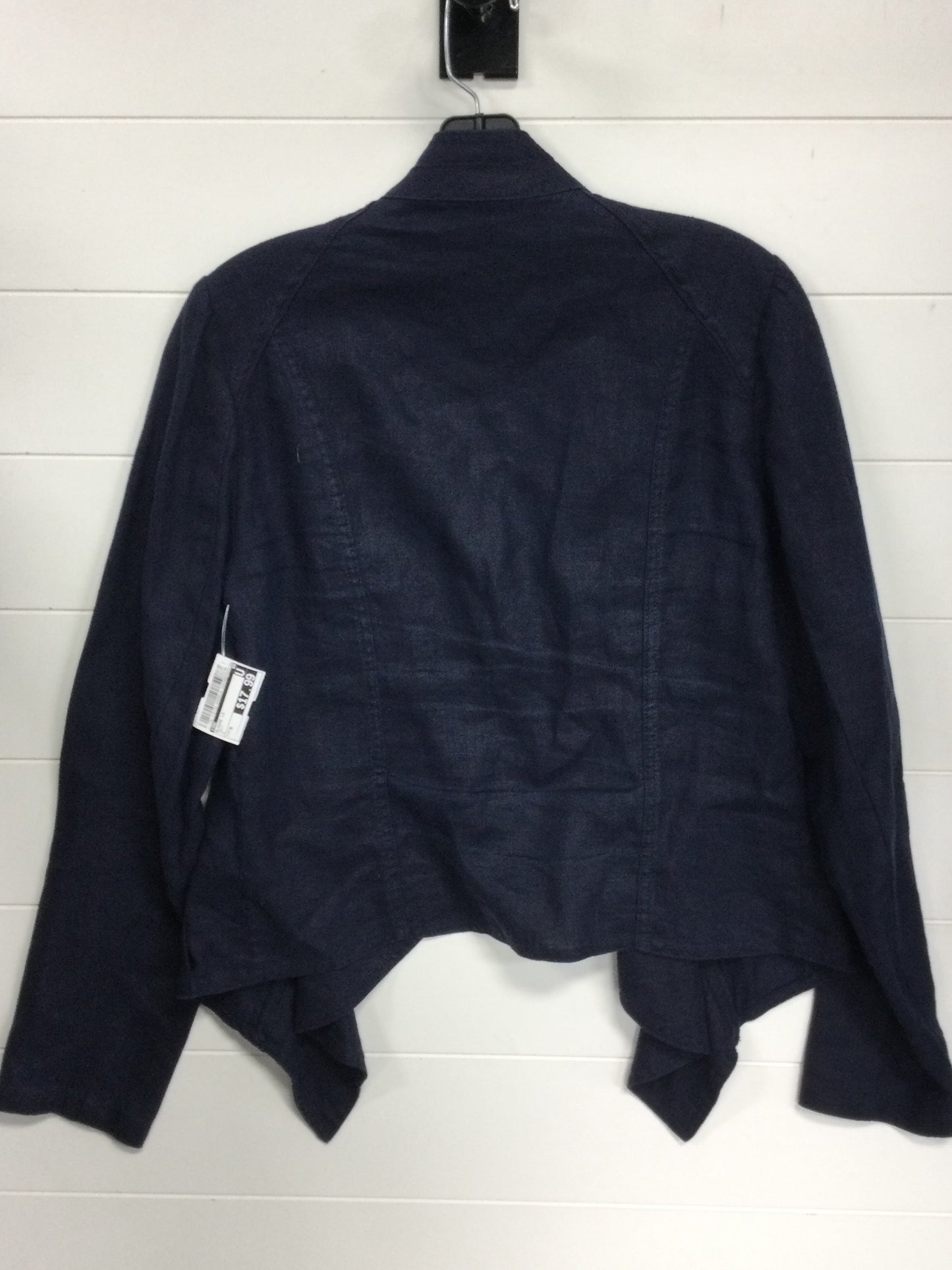 Blouse Ls By Inc In Navy, Size:M