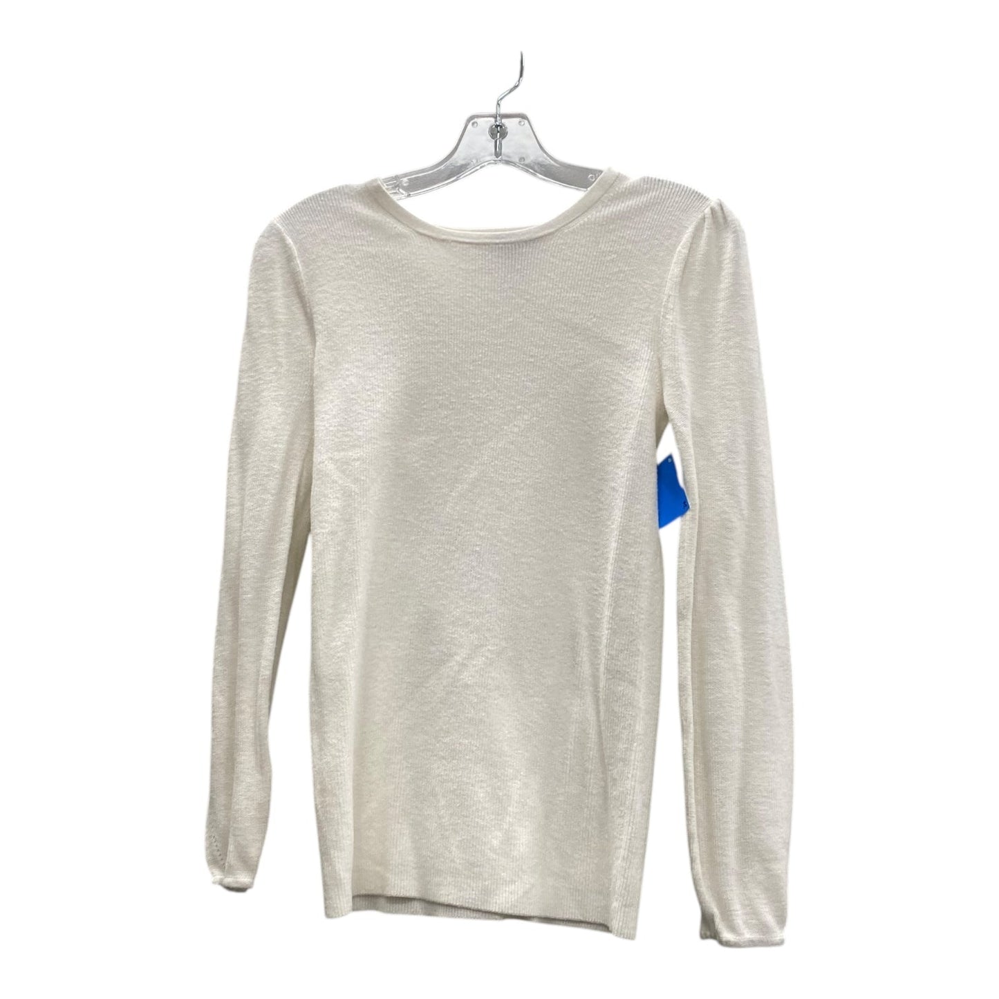 Top Ls By Ann Taylor In Ivory, Size:Xs