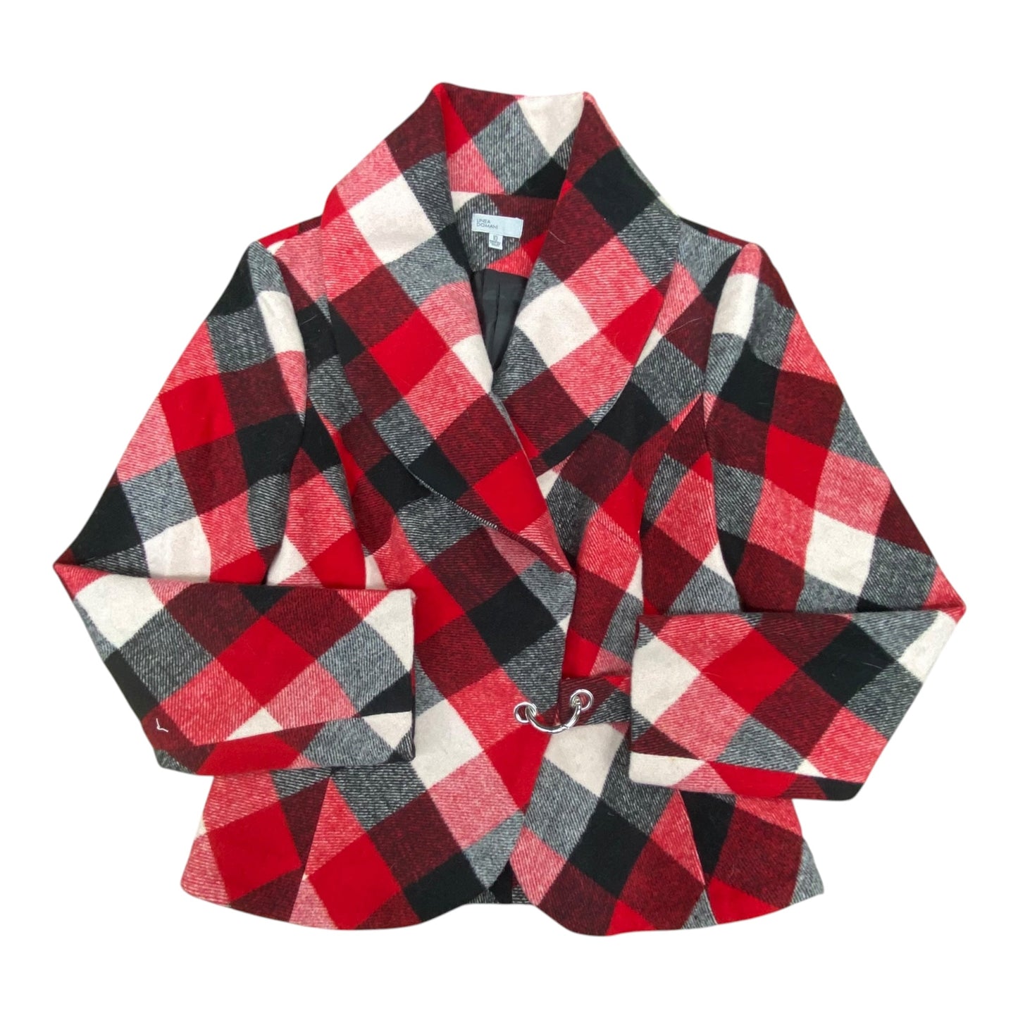 Blazer By Cmc In Checkered Pattern, Size:10