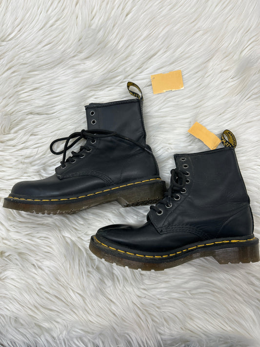 Boots Ankle Heels By Dr Martens In Black, Size:6