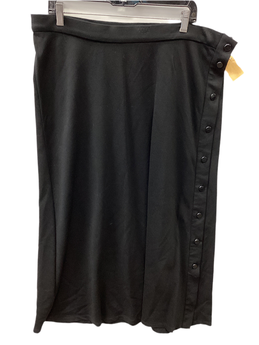 Skirt Maxi By Cj Banks In Black, Size:1X