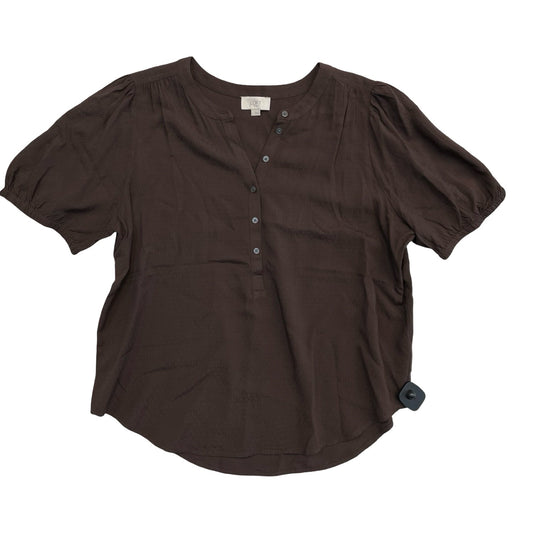 Top Ss By Loft In Brown, Size:L