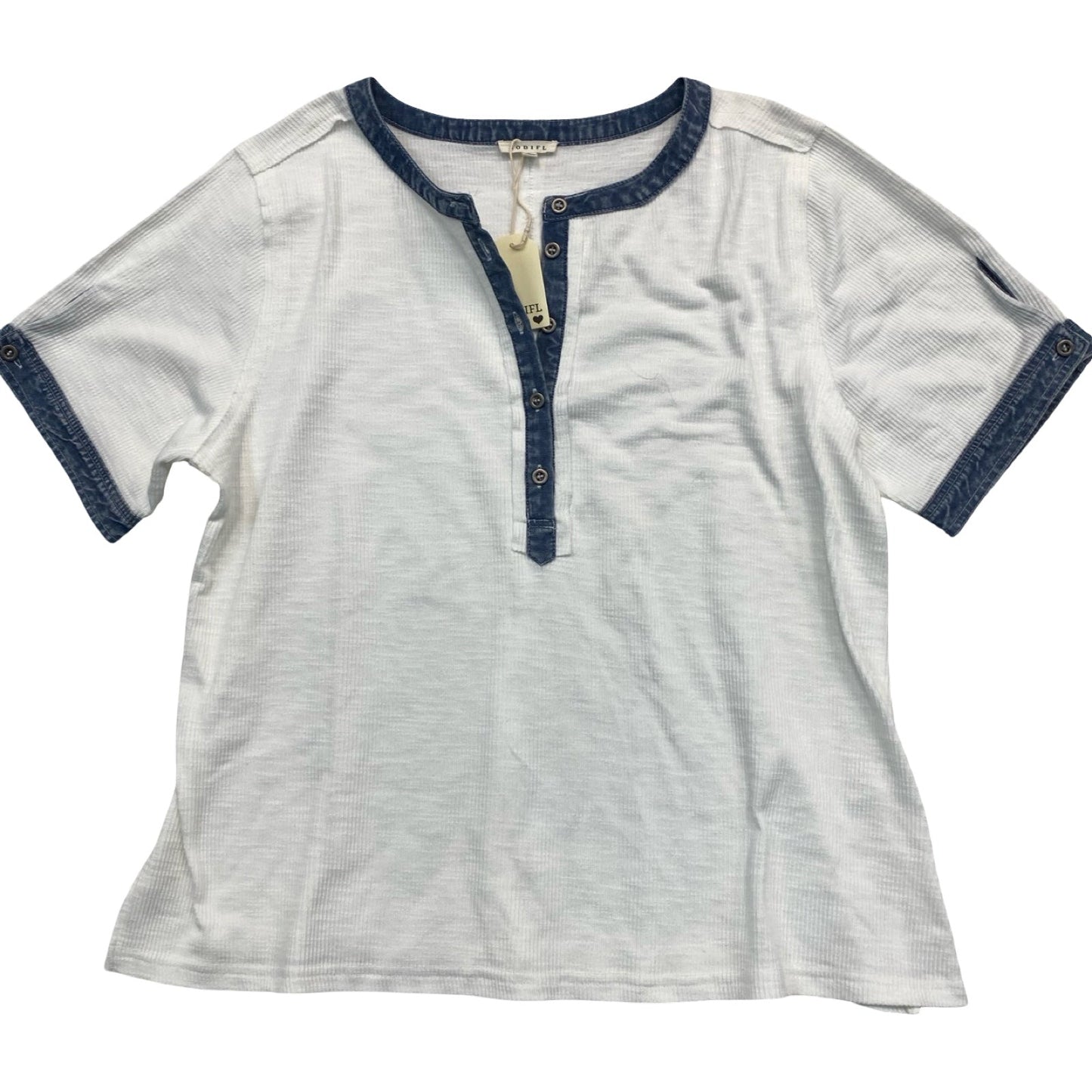 Top Ss By Jodifl In Blue & White, Size:L