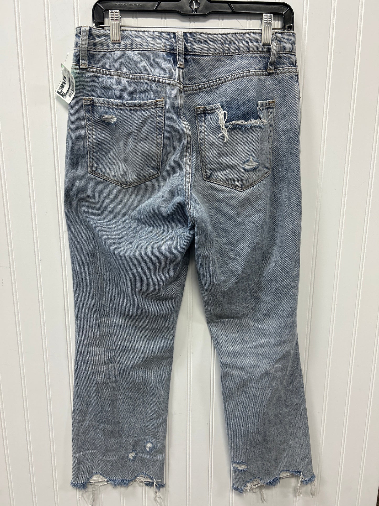 Jeans Straight By Vervet In Blue Denim, Size:4