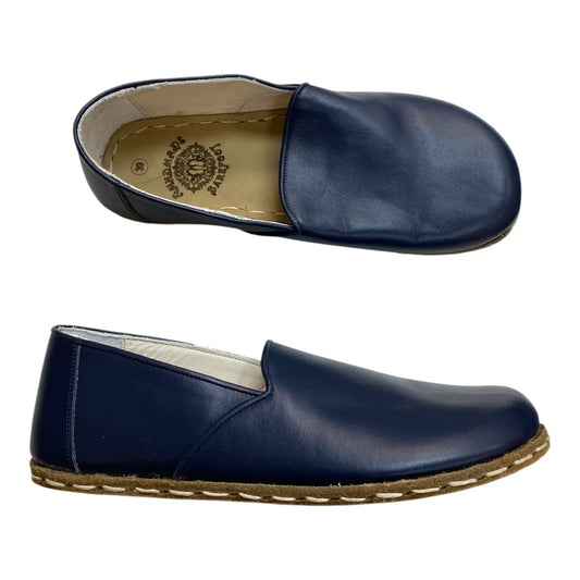 Shoes Flats By handmade barefoot In Navy, Size:8.5