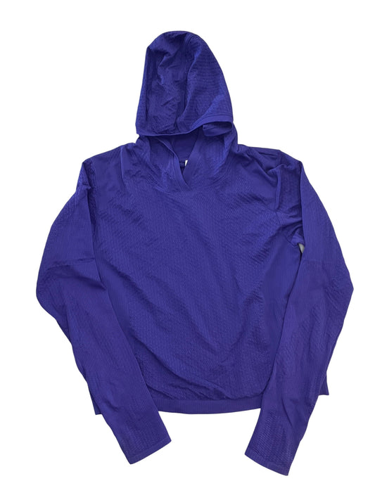 Athletic Top Ls Hoodie By Athleta In Blue, Size:Xl