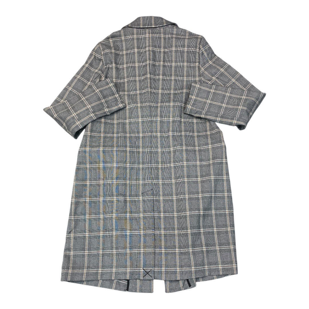 Jacket Other By Adrianna Papell In Plaid Pattern, Size:M