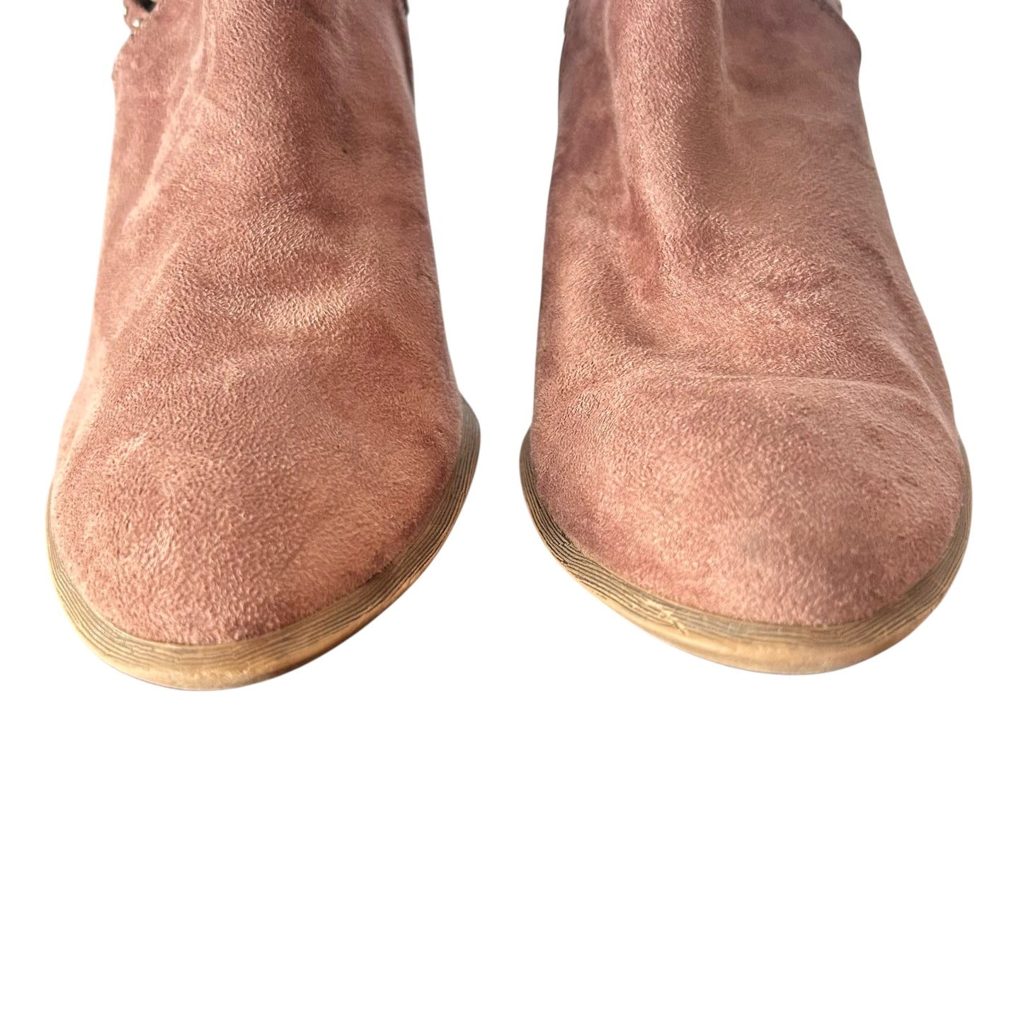 Boots Ankle Heels By Carlos By Carlos Santana In Purple, Size: 9.5