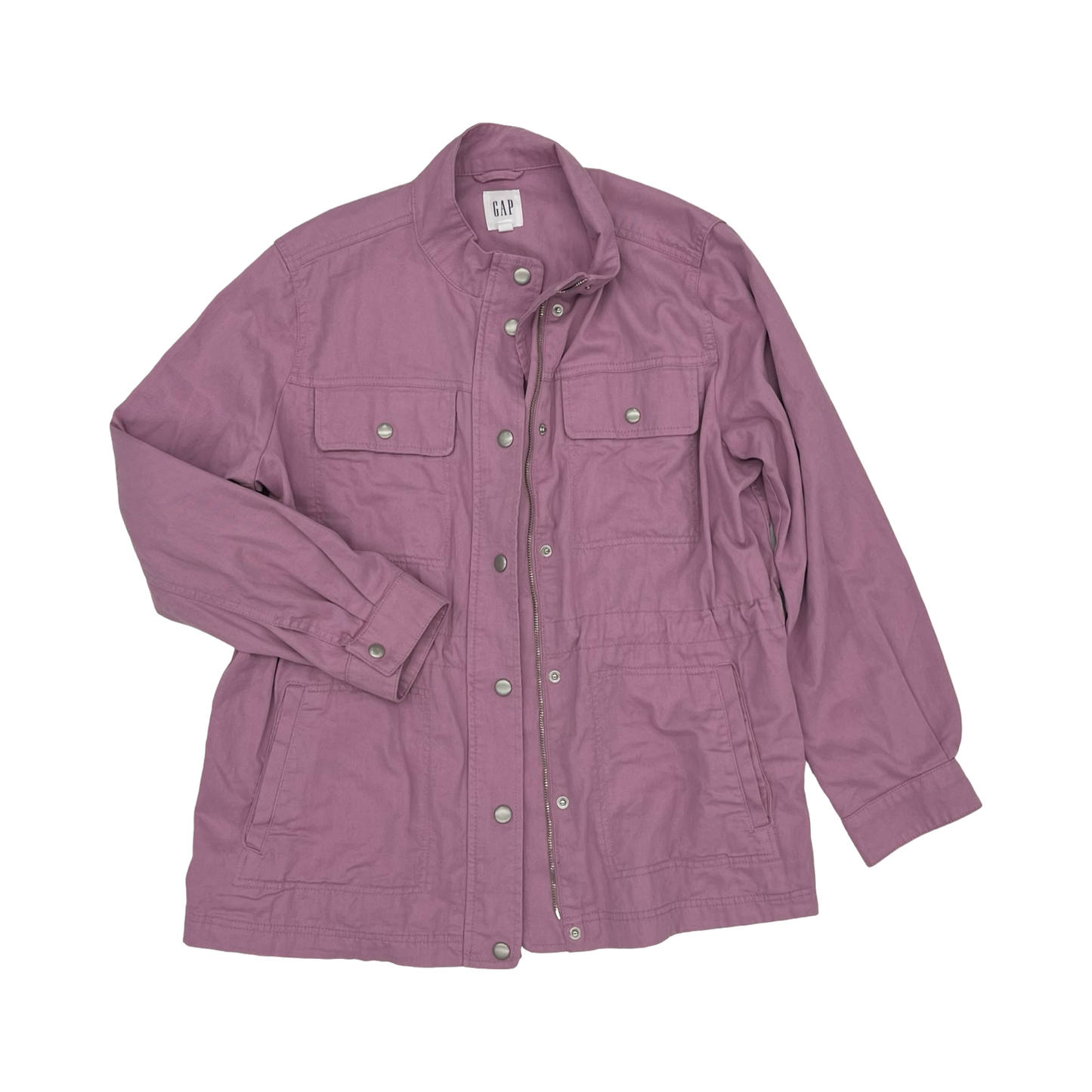 Jacket Utility By Gap In Mauve, Size: Xl