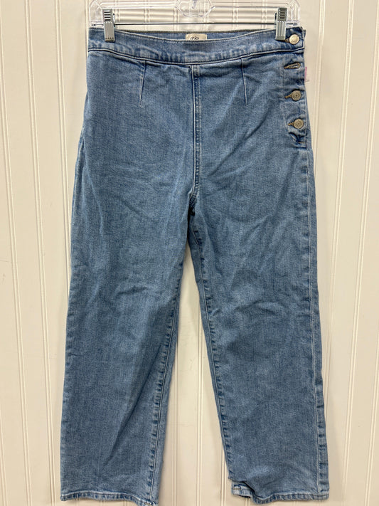 Jeans Straight By J. Crew In Blue Denim, Size:6