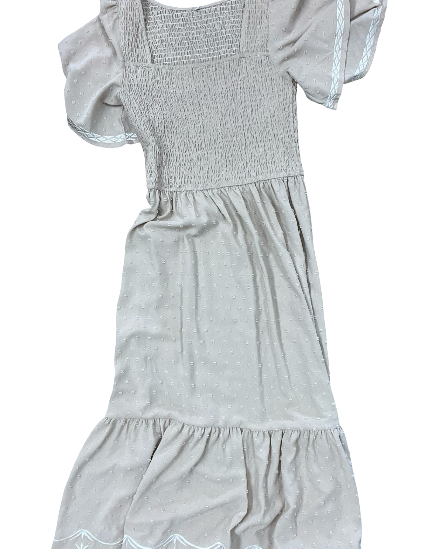 Dress Casual Maxi By Clothes Mentor In Tan, Size:M
