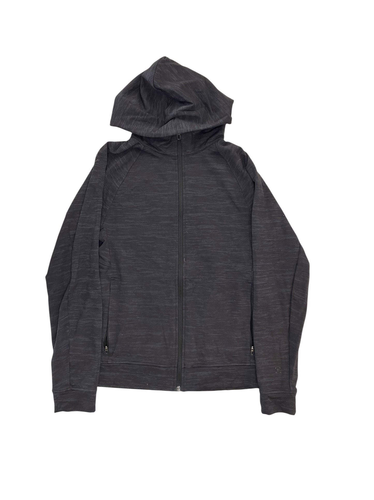 Athletic Jacket By Lululemon In Grey, Size:S