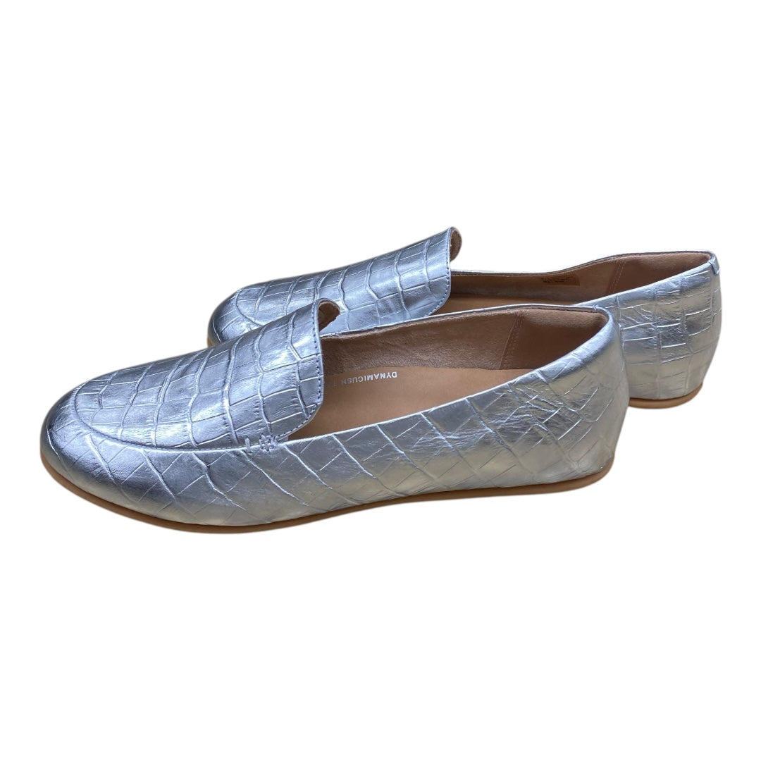 Shoes Flats By Fitflop In Silver, Size:7.5