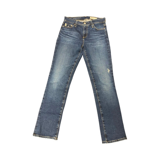 Jeans Straight By Adriano Goldschmied In Blue Denim, Size:0